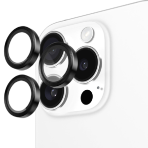 Metal Camera Ring Protector with Tempered Glass Lens for iPhone 13 Pro / 13 Pro Max