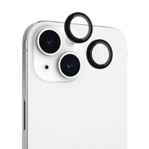 Metal Camera Ring Protector with Tempered Glass Lens for iPhone 13 Mini / 13