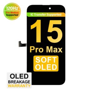 Soft OLED Assembly for iPhone 15 Pro Max (120hz)