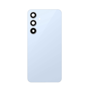 Back Cover Glass with Camera Lens and Adhesive for Samsung Galaxy S24 FE - Blue