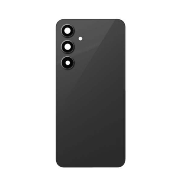 Back Cover Glass with Camera Lens and Adhesive for Samsung Galaxy S24 FE - Graphite