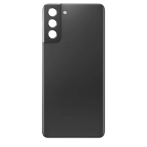 Back Cover Glass with Camera Lens and Adhesive for Samsung Galaxy S21 - Phantom Gray
