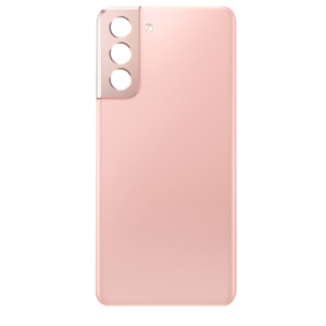 Back Cover Glass with Camera Lens and Adhesive for Samsung Galaxy S21 - Phantom Pink