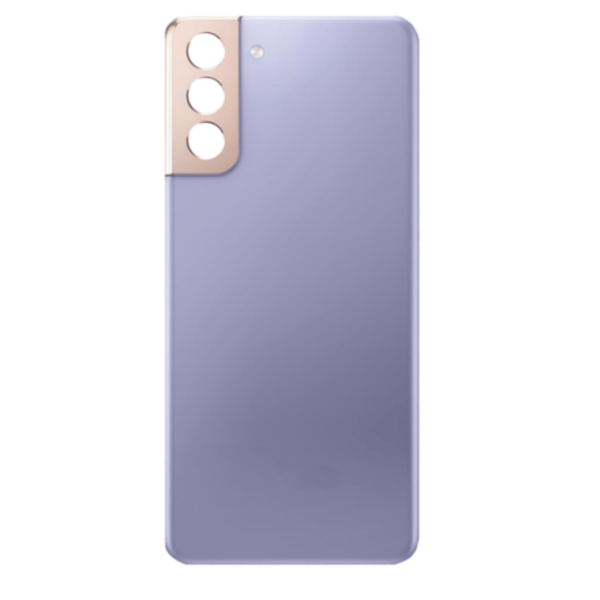 Back Cover Glass with Camera Lens and Adhesive for Samsung Galaxy S21 - Phantom Violet