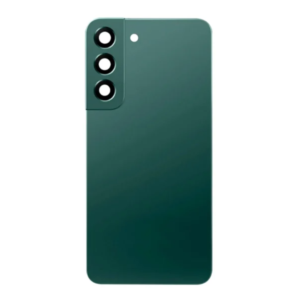 Back Cover Glass with Camera Lens and Adhesive for Samsung Galaxy S22 - Green