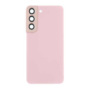 Back Cover Glass with Camera Lens and Adhesive for Samsung Galaxy S22 - Pink Gold