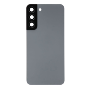 Back Cover Glass with Camera Lens and Adhesive for Samsung Galaxy S22 Plus - Graphite
