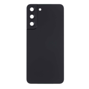 Back Cover Glass with Camera Lens and Adhesive for Samsung Galaxy S22 Plus - Phantom Black