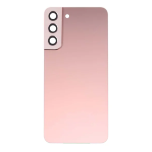 Back Cover Glass with Camera Lens and Adhesive for Samsung Galaxy S22 Plus - Pink Gold