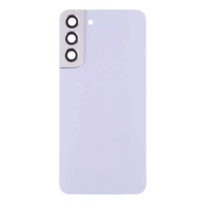 Back Cover Glass with Camera Lens and Adhesive for Samsung Galaxy S22 Plus - Violet