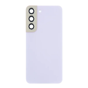 Back Cover Glass with Camera Lens and Adhesive for Samsung Galaxy S22 - Violet