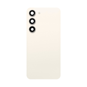 Back Cover Glass with Camera Lens and Adhesive for Samsung Galaxy S23 - Cream