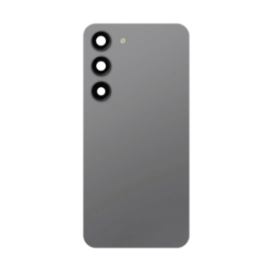 Back Cover Glass with Camera Lens and Adhesive for Samsung Galaxy S23 - Graphite