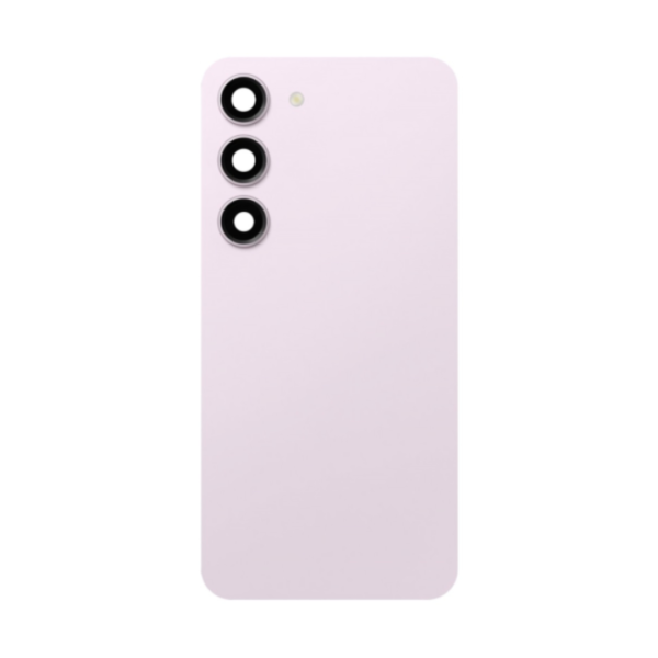 Back Cover Glass with Camera Lens and Adhesive for Samsung Galaxy S23 - Lavender