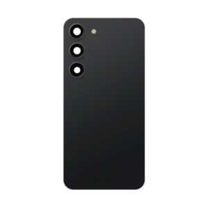 Back Cover Glass with Camera Lens and Adhesive for Samsung Galaxy S23 - Phantom Black