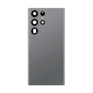 Back Cover Glass with Camera Lens and Adhesive for Samsung Galaxy S23 Ultra - Graphite