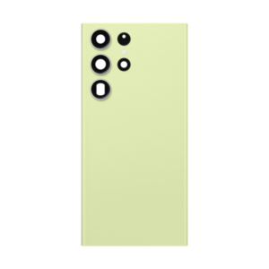 Back Cover Glass with Camera Lens and Adhesive for Samsung Galaxy S23 Ultra - Lime