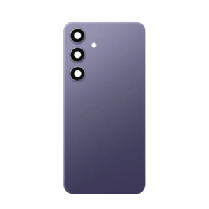 Back Cover Glass with Camera Lens and Adhesive for Samsung Galaxy S24 Plus - Cobalt Violet