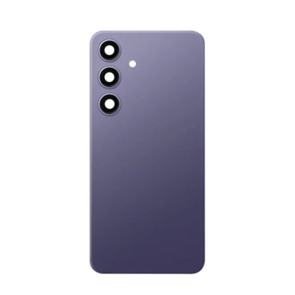 Back Cover Glass with Camera Lens and Adhesive for Samsung Galaxy S24 Plus - Cobalt Violet