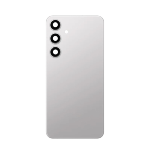 Back Cover Glass with Camera Lens and Adhesive for Samsung Galaxy S24 Plus - Marble Gray