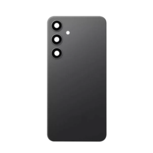 Back Cover Glass with Camera Lens and Adhesive for Samsung Galaxy S24 Plus - Onyx Black