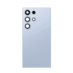 Back Cover Glass with Camera Lens and Adhesive for Samsung Galaxy S24 Ultra - Titanium Blue