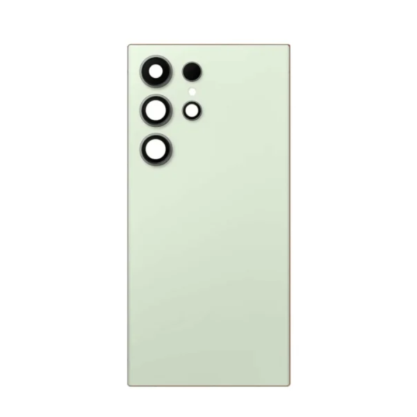 Back Cover Glass with Camera Lens and Adhesive for Samsung Galaxy S24 Ultra - Titanium Green