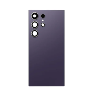 Back Cover Glass with Camera Lens and Adhesive for Samsung Galaxy S24 Ultra - Titanium Violet
