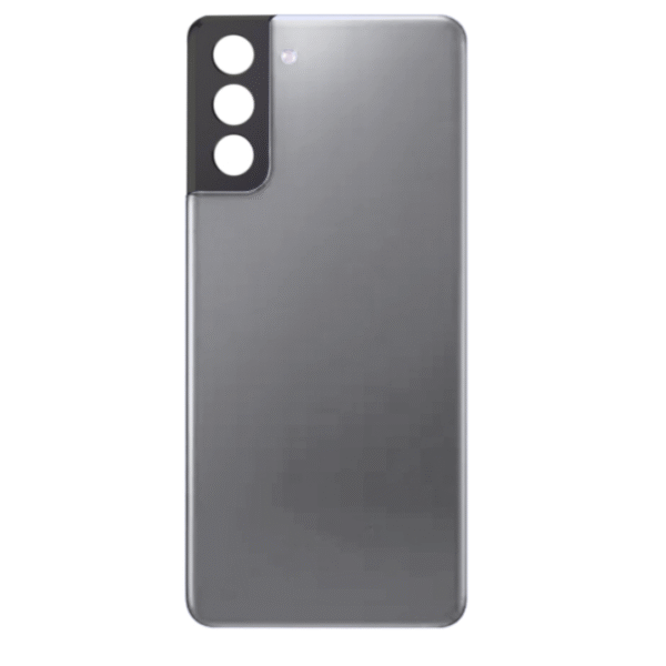 Back Cover Glass with Camera Lens and Adhesive for Samsung Galaxy S21 Plus - Phantom Gray