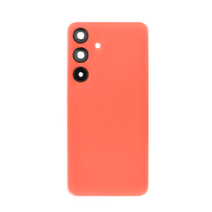 Back Cover Glass with Camera Lens and Adhesive for Samsung Galaxy S25 - Coralred