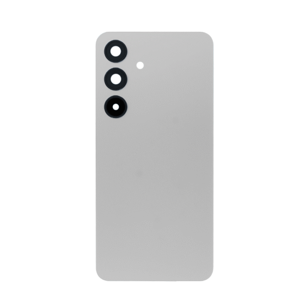Back Cover Glass with Camera Lens and Adhesive for Samsung Galaxy S25 - Silver Shadow