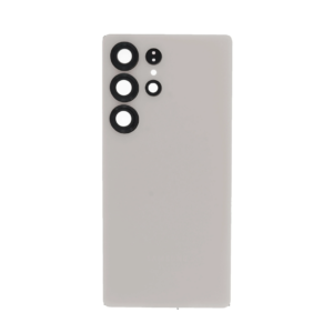 Back Cover Glass with Camera Lens and Adhesive for Samsung Galaxy S25 Ultra - Titanium Gray