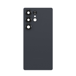 Back Cover Glass with Camera Lens and Adhesive for Samsung Galaxy S25 Ultra - Titanium Jetblack