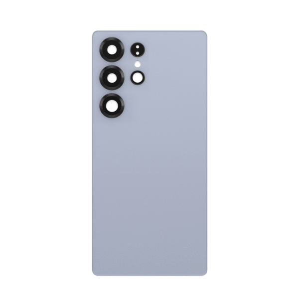 Back Cover Glass with Camera Lens and Adhesive for Samsung Galaxy S25 Ultra - Titanium Silverblue