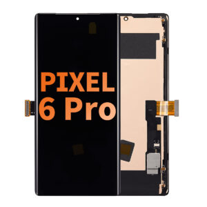 Aftermarket OLED Assembly with Frame for Google Pixel 6 Pro (Without Finger Print Sensor) - Black