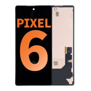 Aftermarket OLED Assembly with Frame for Google Pixel 6 (Without Finger Print Sensor) - Black
