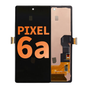 Aftermarket OLED Assembly with Frame for Google Pixel 6a (Without Finger Print Sensor) - Black