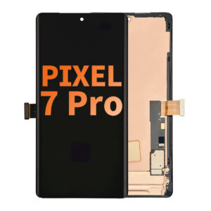 Aftermarket OLED Assembly with Frame for Google Pixel 7 Pro (Without Finger Print Sensor) - Black
