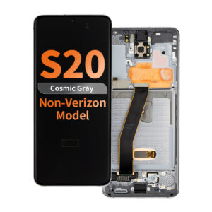 Aftermarket OLED Assembly with Frame for Samsung Galaxy S20 - Cosmic Gray