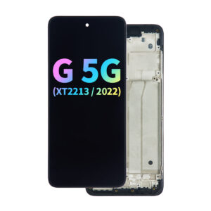 FOG LCD Assembly with Frame for Moto G 5G (XT2213 / 2022) - Black