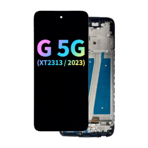 FOG LCD Assembly with Frame for Moto G 5G (XT2313 / 2023) - Black