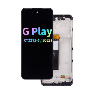 FOG LCD Assembly with Frame for Moto G Play (XT2271-5 / 2023) - Black