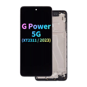 FOG LCD Assembly with Frame for Moto G Power 5G (XT2311 / 2023) - Black