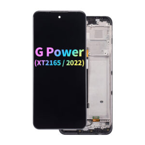 FOG LCD Assembly with Frame for Moto G Power (XT2165 / 2022) - Black