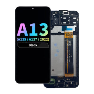 FOG LCD Assembly with Frame for Samsung Galaxy A13 (A135 / 2022) / A13s (A137 / 2022) - Black