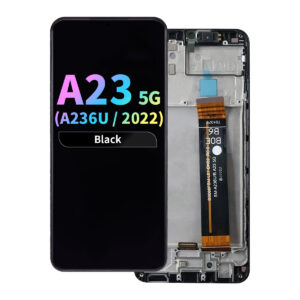 FOG LCD Assembly with Frame for Samsung Galaxy A23 5G (A236 / 2022) - Black