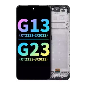 GEN LCD Assembly with Frame for Moto G13 (XT2331-2 / 2023) / G23 (XT2333-3 / 2023)