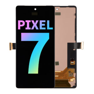 Refurbished OLED Assembly with Frame for Google Pixel 7 (Without Finger Print Sensor) - Black