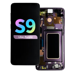 Refurbished OLED Assembly with Frame for Samsung Galaxy S9 - Lilac Purple