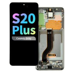 Refurbished OLED Assembly with Frame for Samsung Galaxy S20 Plus - Cosmic Gray